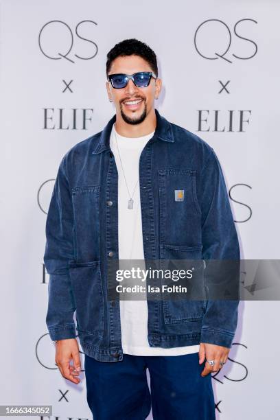 Singer Andreas Bourani attends the QS X ELIF Event at Anomalie Art Club on September 14, 2023 in Berlin, Germany.