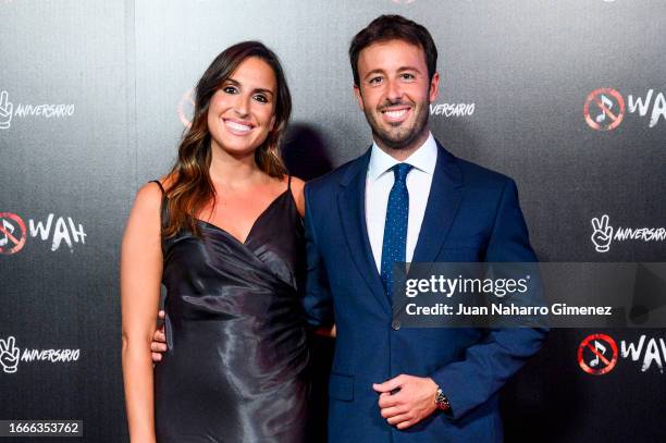 Claudia Collado and Matias Prats Jr attends the WAH 2nd Anniversary Party at Ifema on September 07, 2023 in Madrid, Spain.