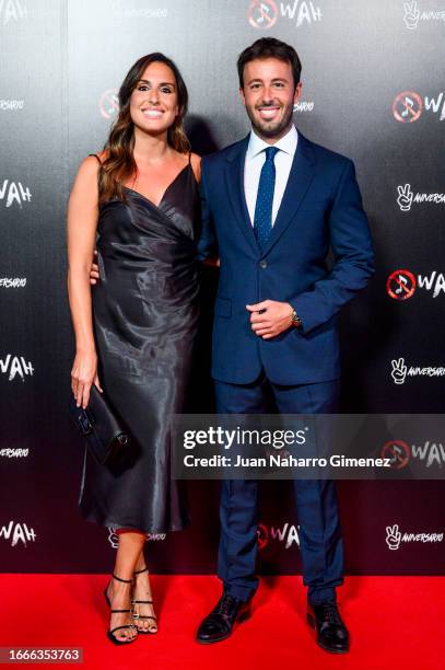 Claudia Collado and Matias Prats Jr attends the WAH 2nd Anniversary Party at Ifema on September 07, 2023 in Madrid, Spain.