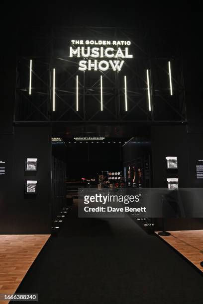 General view of the atmosphere at the launch of the Golden Ratio Musical Show hosted by Jaeger-LeCoultre at Battersea Power station on September 14,...