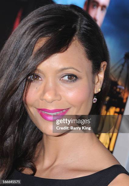 Actress Thandie Newton attends the premiere of 'Rogue' at ArcLight Hollywood on March 26, 2013 in Hollywood, California.