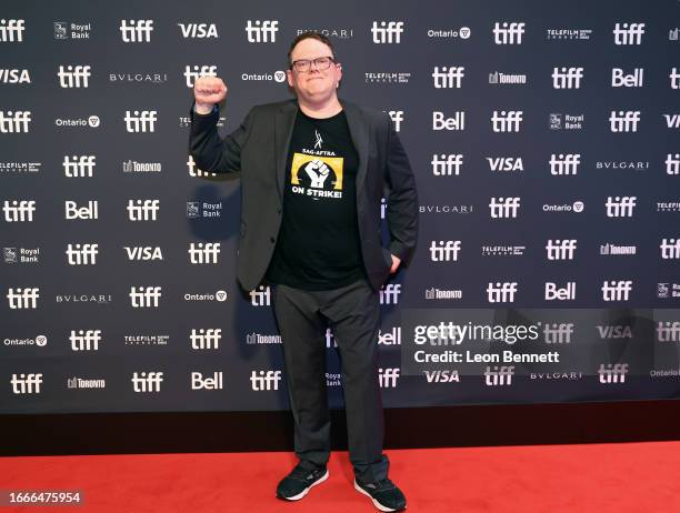 Duncan Crabtree-Ireland, SAG-AFTRA National Executive Director and Chief Negotiator, attends "The Boy and the Heron" premiere during the 2023 Toronto...