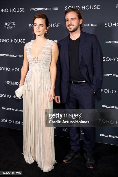 Emma Watson and Alex Watson attend the Soho House Awards at DUMBO House on September 07, 2023 in New York City.