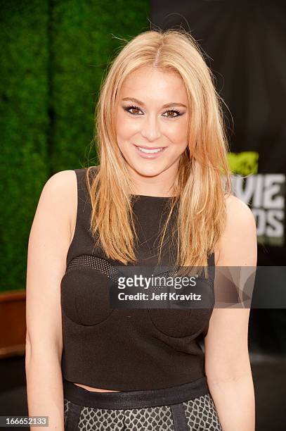 Actress Alexa Vega attends the 2013 MTV Movie Awards at Sony Pictures Studios on April 14, 2013 in Culver City, California.