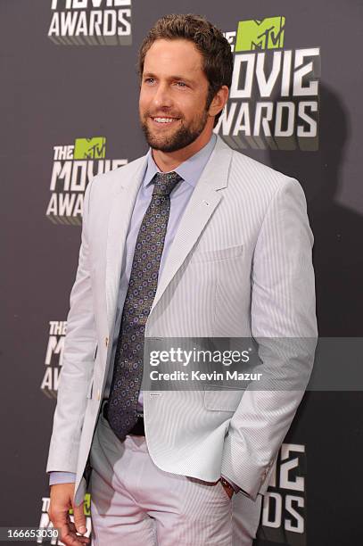 Mike Faiola arrives at the 2013 MTV Movie Awards at Sony Pictures Studios on April 14, 2013 in Culver City, California.