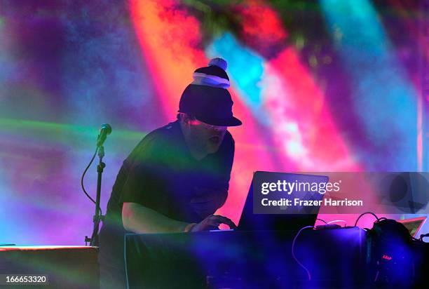 Derek Vincent Smith performs onstage during day 3 of the 2013 Coachella Valley Music & Arts Festival at the Empire Polo Club on April 14, 2013 in...