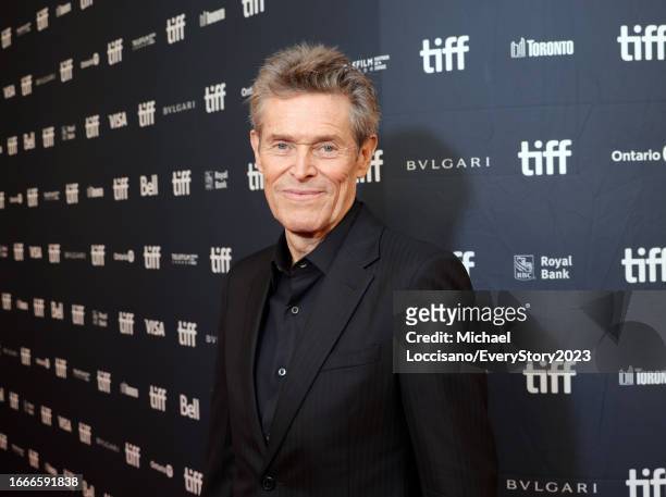 Willem Dafoe attends the "Gonzo Girl" premiere during the 2023 Toronto International Film Festival at Royal Alexandra Theatre on September 07, 2023...