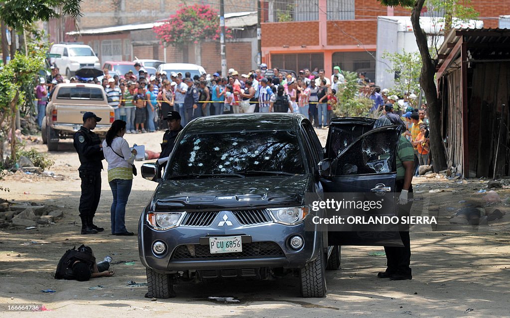 HONDURAS-VIOLENCE-CRIME