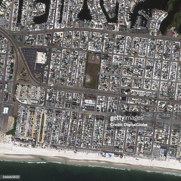 This is a satellite image of Ortley Beach, New Jersey, United States, collected on September 7, 2010.