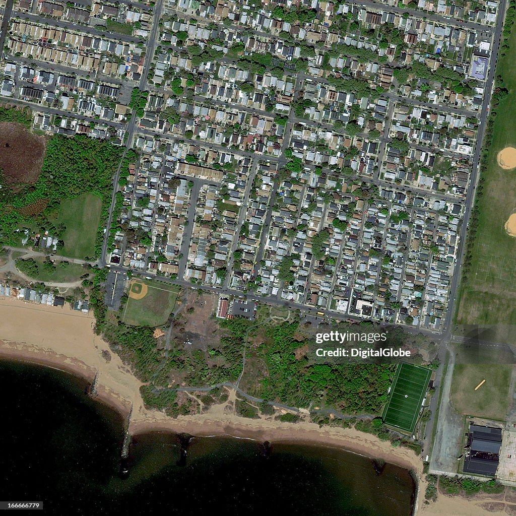 Satellite Image of New Dorp Beach, New York, United States