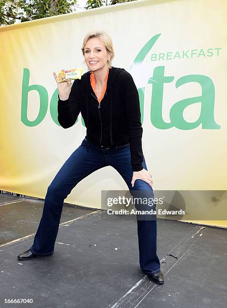 Actress Jane Lynch hosts a tax day motivation event at The Grove on April 15, 2013 in Los Angeles, California.