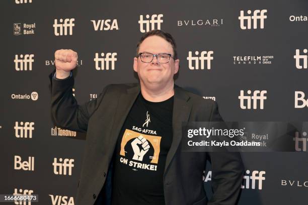 Duncan Crabtree-Ireland, SAG-AFTRA National Executive Director and Chief Negotiator, attends "The Boy and the Heron" premiere during the 2023 Toronto...