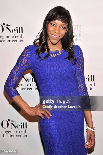Actress and singer Nikki James attends the 13th annual Monte Cristo Awards at The Edison Ballroom on April 15, 2013 in New York City.