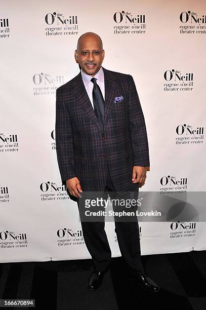 Actor and playwright Ruben Santiago-Hudson attends the 13th annual Monte Cristo Awards at The Edison Ballroom on April 15, 2013 in New York City.