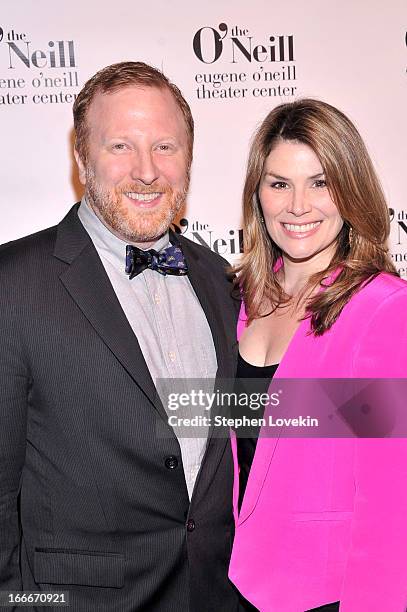 Hunter Bell and Heidi Blickenstaff attend the 13th annual Monte Cristo Awards at The Edison Ballroom on April 15, 2013 in New York City.