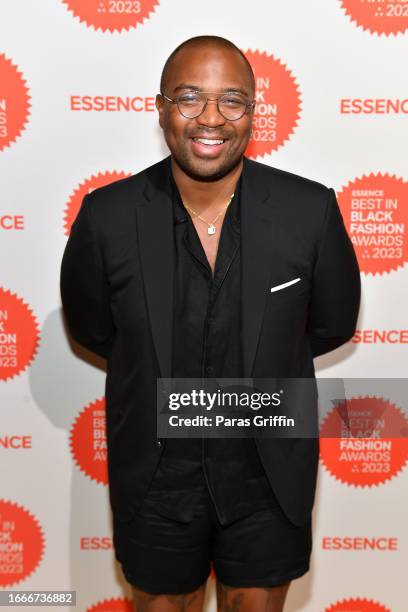 Bernard James attends the 2023 ESSENCE Best In Black Fashion Awards Dinner & Party at 74Wythe on September 07, 2023 in New York City.