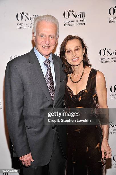 Tom Viertel and Pat Daily attend the 13th annual Monte Cristo Awards at The Edison Ballroom on April 15, 2013 in New York City.