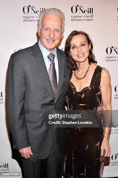 Tom Viertel and Pat Daily attend the 13th annual Monte Cristo Awards at The Edison Ballroom on April 15, 2013 in New York City.