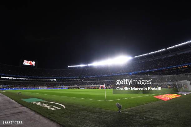 General view of the stadium prior to the FIFA World Cup 2026 Qualifier match between Argentina and Ecuador at Estadio Más Monumental Antonio Vespucio...