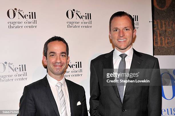 Inon Barnatan and Jason Kellman attend the 13th annual Monte Cristo Awards at The Edison Ballroom on April 15, 2013 in New York City.