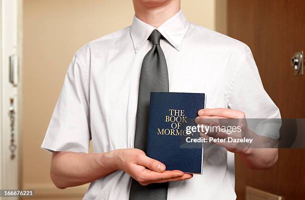 book or mormon - book of mormon stock-fotos und bilder