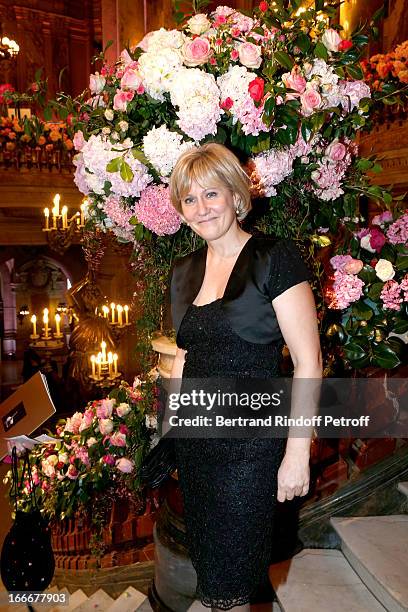 Nadine Morano attends Tricentenary of the French dance school, AROP Gala, at Opera Garnier on April 15, 2013 in Paris, France.