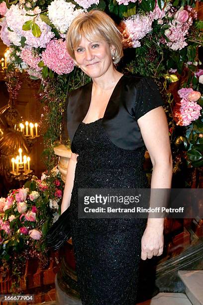 Nadine Morano attends Tricentenary of the French dance school, AROP Gala, at Opera Garnier on April 15, 2013 in Paris, France.
