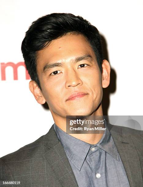 Actor John Cho attends the CinemaCon 2013 Off and Running: Gala Opening Night Presentation by Paramount Pictures at Caesars Palace during CinemaCon,...