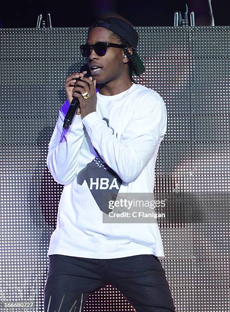 Rocky performs at HP Pavilion on April 6, 2013 in San Jose, California.