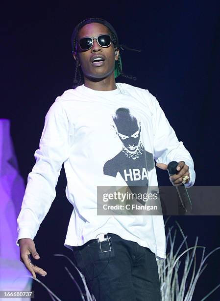 Rocky performs at HP Pavilion on April 6, 2013 in San Jose, California.