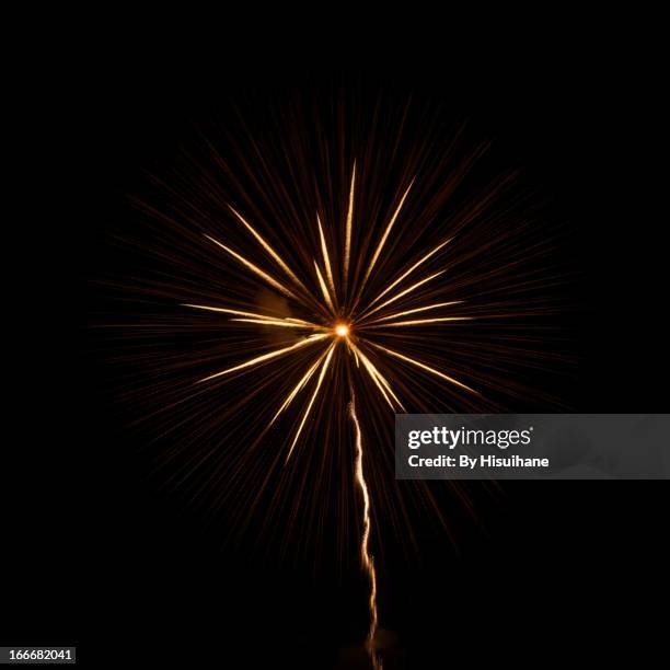 spreading fireworks - fireworks stock-fotos und bilder