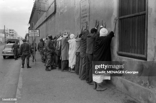 Algeria November 1961: Demonstration In Oran Called For By Fln. Algérie 1 novembre 1961 - Manifestation à Oran pour le 7ème anniversaire de la...