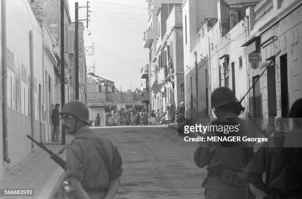 Algeria November 1961: Demonstration In Oran Called For By Fln. Algérie 1 novembre 1961 - Manifestation à Oran pour le 7ème anniversaire de la...