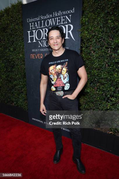 Gabriel Luna attends the Opening Night Celebration of Halloween Horror Nights at Universal Studios Hollywood on September 07, 2023 in Universal City,...