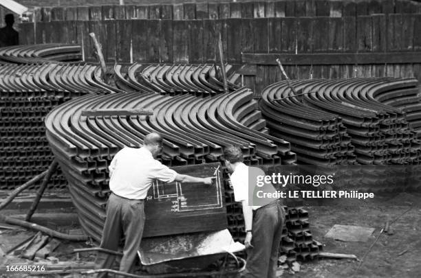 Mining Disaster In Marcinelle. Près de Charleroi en Belgique, la tragédie à la mine du Bois du Cazier à Marcinelle, où le 8 août 1956, 261 mineurs...