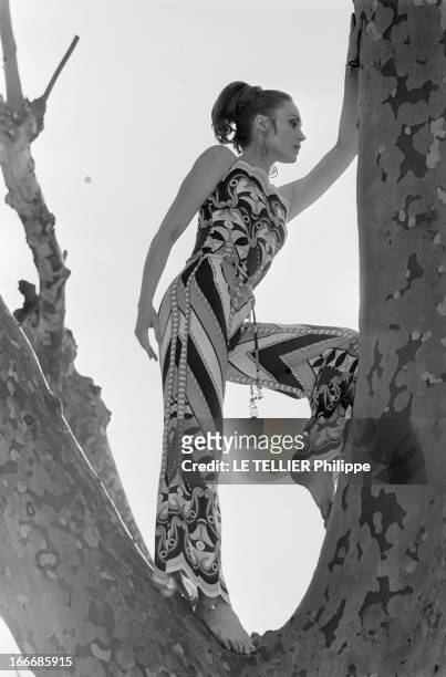 Francoise Dorleac Magazine For Television 'Dim Dam Dom'. Le 13 avril 1966, l'actrice française Françoise DORLEAC, soeur de l'actrice Catherine...