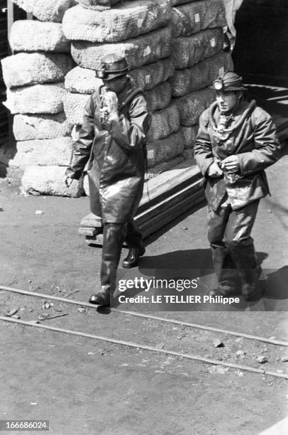 Mining Disaster In Marcinelle. Près de Charleroi en Belgique, la tragédie à la mine du Bois du Cazier à Marcinelle, où le 8 août 1956, 261 mineurs...