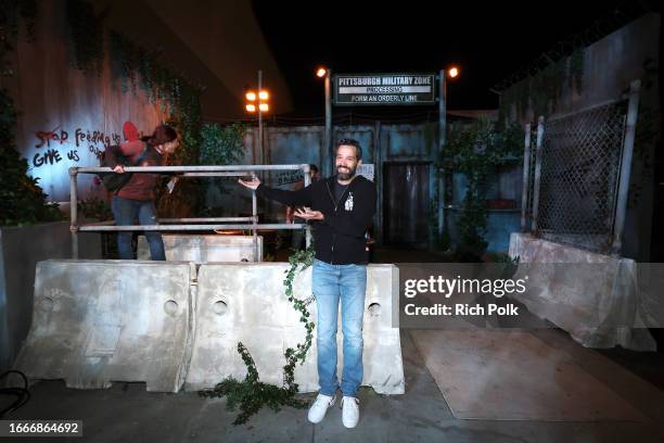 Neil Druckmann attends the Opening Night Celebration of Halloween Horror Nights at Universal Studios Hollywood on September 07, 2023 in Universal...