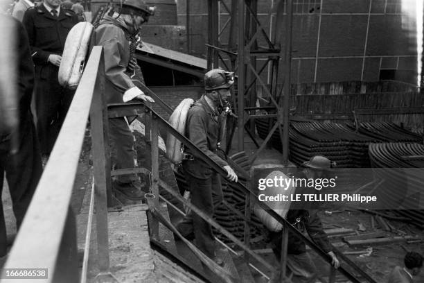 Mining Disaster In Marcinelle. Près de Charleroi en Belgique, la tragédie à la mine du Bois du Cazier à Marcinelle, où le 8 août 1956, 261 mineurs...