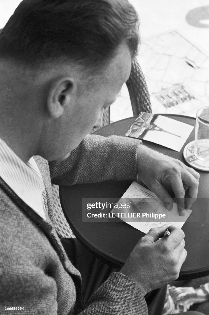 The Case Dominici: Leon Dominici, The Nephew Of Gaston, In Paris To Meet Lawyer Floriot