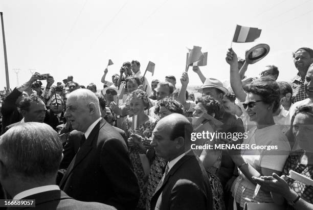 Official Visit Of General Charles De Gaulle In Moscow. Fédération de Russie, Moscou, 22 juin 1966, visite officielle du général Charles de GAULLE...