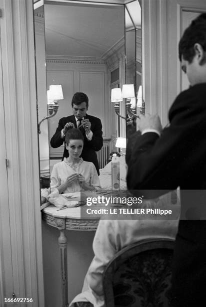 Film Premiere 'My Fair Lady' By George Cukor. France, Paris, 22 décembre 1964, Pour la première du film musical américain 'My Fair Lady' du...
