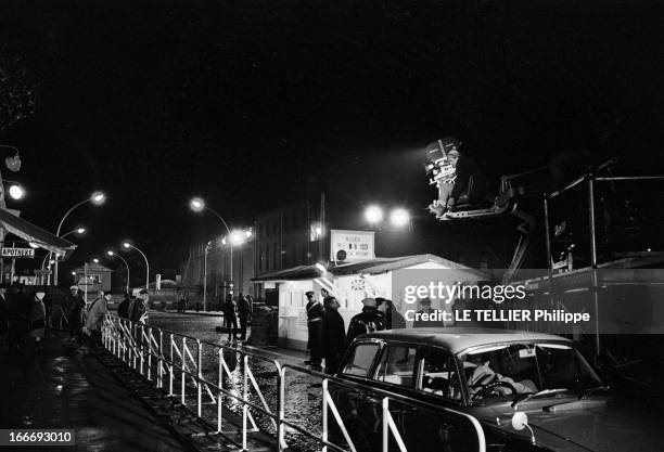 Movie Film 'L'Espion Qui Venait Du Froid' By Martin Ritt. En mars 1965, dans le décor d'un poste de contrôle à Berlin, reconstitué sur un plateau de...