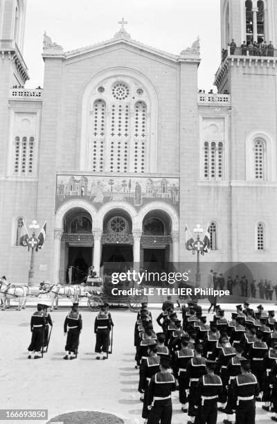 Marriage Of Don Juan Carlos De Bourbon Y Bourbon, Heir Of The Crown Of Spain And Sophie Schleswig-Holstein, Princess Of Greece. En Grèce, à Athènes,...