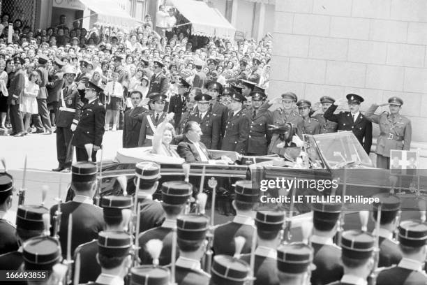 Marriage Of Don Juan Carlos De Bourbon Y Bourbon, Heir Of The Crown Of Spain And Sophie Schleswig-Holstein, Princess Of Greece. En Grèce, à Athènes,...