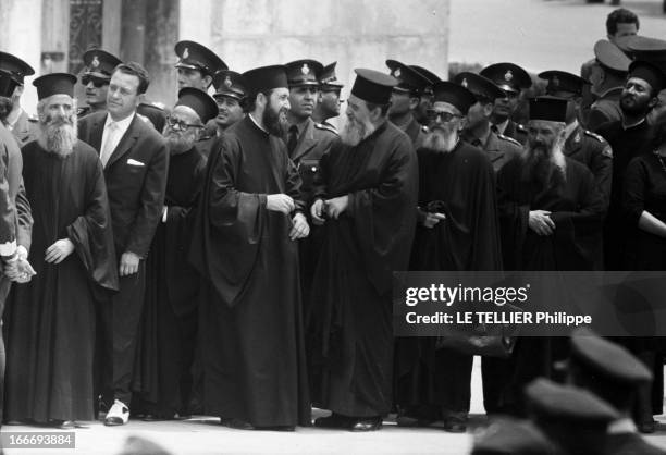 Marriage Of Don Juan Carlos De Bourbon Y Bourbon, Heir Of The Crown Of Spain And Sophie Schleswig-Holstein, Princess Of Greece. En Grèce, à Athènes,...