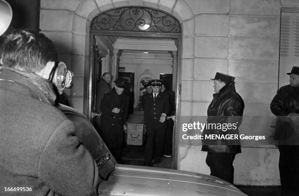 The Death Of Georges Figon, Main Witness Of The Case. France, Paris, janvier 1966, Le 29 octobre 1965, l'homme politique marocain, principal opposant...