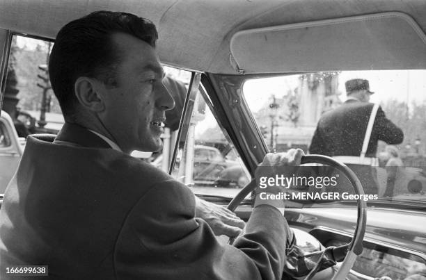 Rendezvous With Louison And Jean Bobet. France, 6 mai 1958, le cycliste français Louison BOBET s'apprête à participer au 45ème tour de France. En...