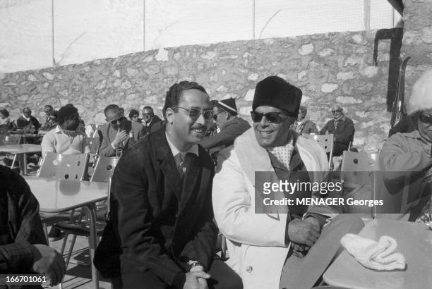 Habib Bourguiba, President Of The Republic Of Tunisia, In Switzerland. Suisse, février mars 1961 le président de la république de Tunisie Habib...