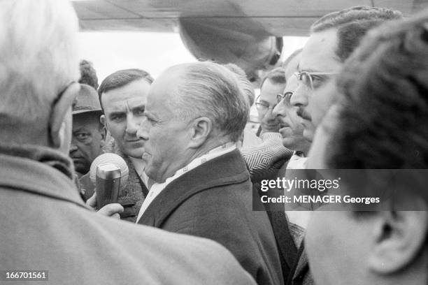 Habib Bourguiba, President Of The Republic Of Tunisia, In Switzerland. Suisse, 11 Février 1961 le président de la république de Tunisie Habib...